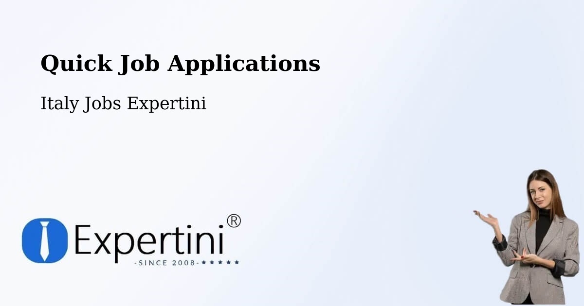 Quick Job Applications - Italy Jobs Expertini